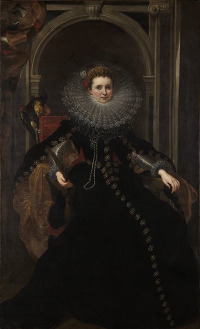 Presumed Portrait of the Marchesa Veronica by Peter Paul Rubens